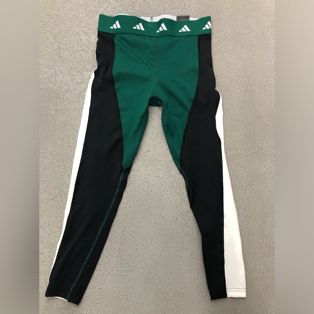Women’s Medium Green Adidas Training Leggings BRAND NEW